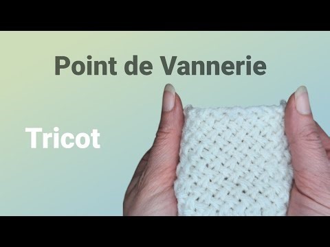 Knitting basket stitch