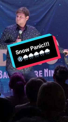 “SNOW PANIC!” Our local news lost its mind! #funny #weather #snow #storm #fyp