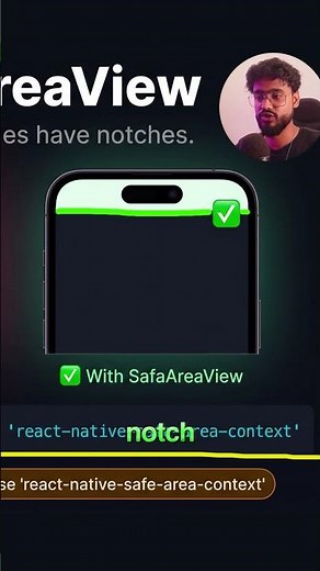 Safe Area View in React Native