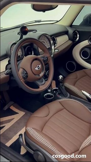 BMW MINI Cooper Brown Interior Upgrade | Custom Nappa Leather Seat Covers Installation