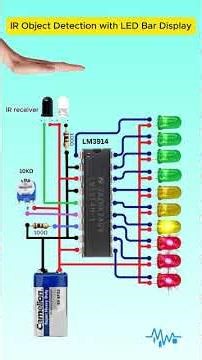 IR-Based Object Distance Measurement System Using LED Bar Graph #electrical #electronics #automobile