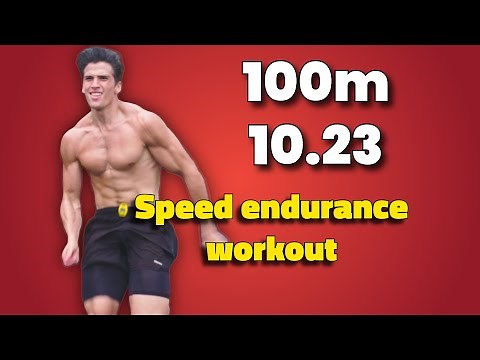 How to improve YOUR 100M Speed Endurance: Workout Example Tips To Drop Your 100M Time!