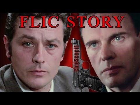 ALAIN DELON traque l'ennemi public n°1 JEAN-LOUIS TRINTIGNANT dans FLIC STORY polar de JACQUES DERAY