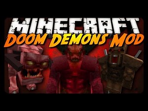 Minecraft Mod Review: DOOM DEMONS MOBS!