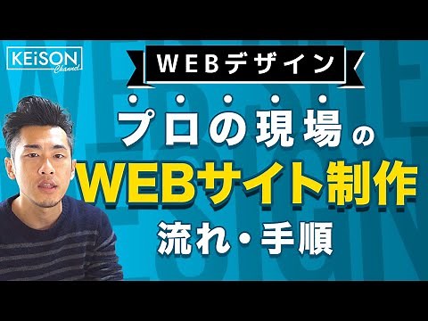 プロの現場のWEBデザイン制作の流れについて説明します。