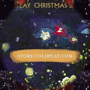 To celebrate Christmas Lights' 10th anniversary, the song is getting its first ever physical release! The blue 7" single is out December 4th. Pre-order now, with exclusive artwork print, from http://smarturl.it/ColdplayStore - where you'll also find new Christmas Lights merch. | Coldplay