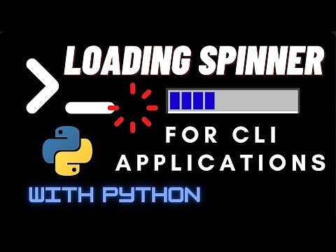 Easy loading and waiting spinner for Python terminal applciations