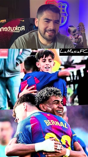 From the farmhouse to the world! Yamal 🤝🏾 Bernal! #barcelona #fcbarcelona #barcelonafc #barca #fcb