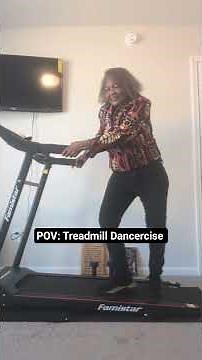 POV: Treadmill Dancercise Full Body Workout #cardio #treadmill #dance #health #pov #yt #shorts #fit