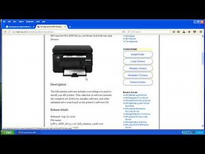 How To Download, Hp laserjet pro mfp m126nw driver