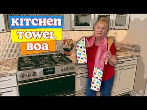 Easy Kitchen Towel Boa | Step-by-Step Guide | The Sewing Room Channel