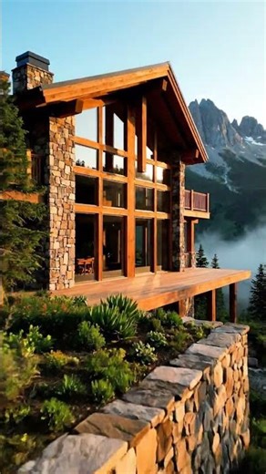 Modern Rustic Mountain House Tour