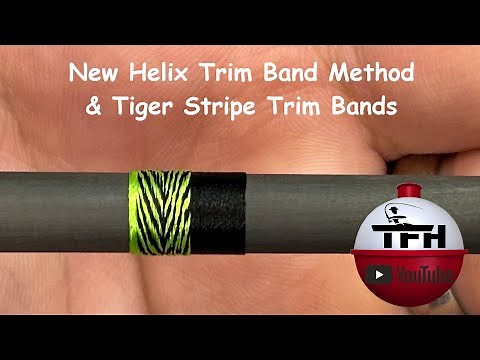 Trim Band Tutorial - Tiger Stripes!!! Helix Wraps Revisited Plus Wrapping Tips Along The Way