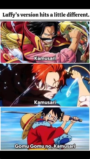 Roger: Mastered it. Shanks: Inherited it. Luffy: Punched it 😆