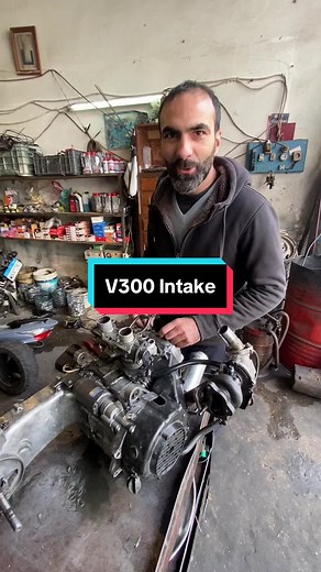 ‏Preparing intake manifold for boost on the V300 #v150 #turbo