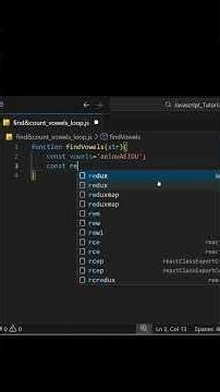 Find & Count Vowels in JavaScript 🔥 | Loop + includes() Method Explained #Shorts