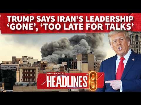Israel Bombs Iran's Presidential Office, Trump Says Iran’s Leadership ‘Gone’, ‘Too Late For Talks’