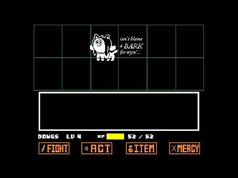 Undertale - Temmie: "can't blame a BARK for tryin'..." [Extended]