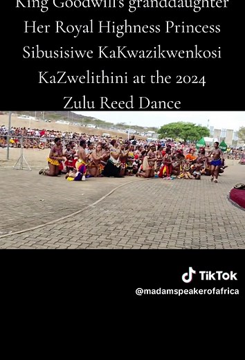 Zulu Princess Sibusisiwe KaKwazikwenkosi KaZwelithini at 2024 Reed Dance