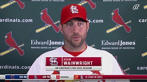 Adam Wainwright on decision to play next year: "Honestly we waited as long as we did because my daughter started school in August, and we wanted to make sure that situation was going to work. ... They gave me their blessing, and we came to the conclusion we'd like to try one more season." | FanDuel Sports Network Midwest