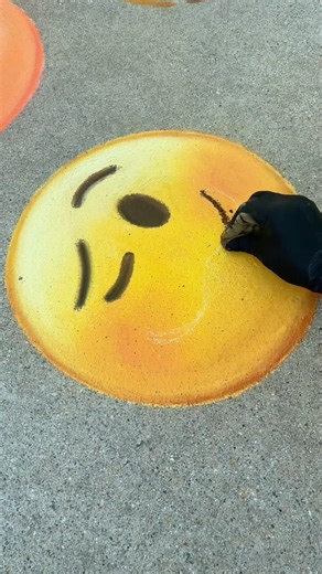 Day 9: Filling My Driveway with Emoji Chalk Art 🥴