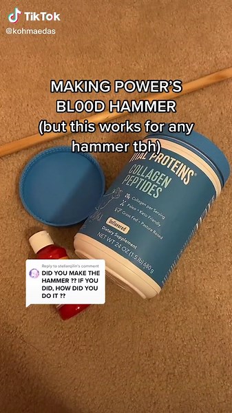 DIY Blood Hammer Tutorial: Power Chainsaw Man Cosplay