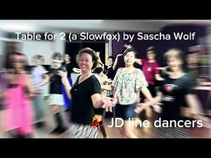 Table for 2 (a Slowfox) line dance
