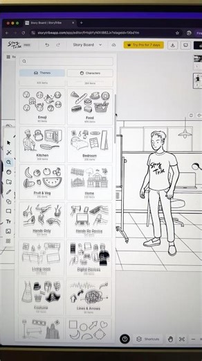 Create professional storyboards #productivity #storyboard #illustration