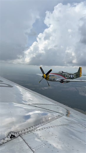 What happens when you let a former Viper driver fly a Mustang. 😉 #p51gunfighter #p51gunfighter #p51mustang #aviation #mustangmonday #pilot #warbird #avgeek #aviationlovers #airshow #fighterfriday #planespotting | P-51 Gunfighter
