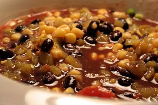 Easy 4-Ingredient Black Bean Corn Soup | Simple Nourished Living