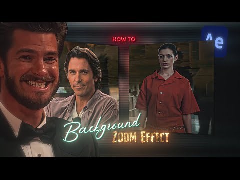 Background Zoom Glitch Tutorial in After Effects | Fictic Editz