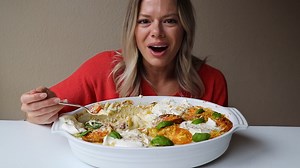 Extra creamy burrata caprese mac n cheese