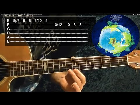 Roundabout Intro Guitar Lesson by Yes