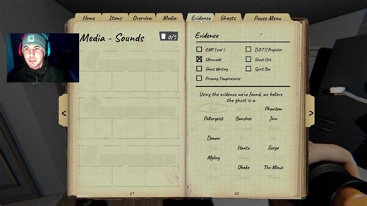 New update in Phasmophobia. Expert ghost hunter