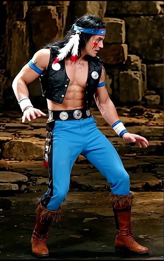 Nightwolf MK3/MKU 3 Upscaler Ai #игры #slemo #игра #mk1 #mk2 #mk3 #mortalkombat #nightwolf