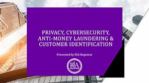 Privacy Notice, Cyber Security, AML CIP