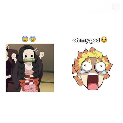 Zenistu and nezuko running for there lives 🥺🥺🥺poor them so emotional 😭😭😭# kny # anime