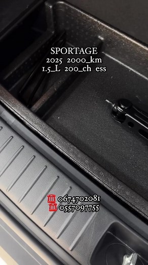 #KIA #SPORTAGE 💥 ✅ 2025 2000_KM ✅ 1.5_L 200_CH ESS ✅ FULL OPTIONS ✅ كارط ڨريز صافي 📝 🫶🏻 SOYEZ LES BIENVENUES CHEZ NOUS 📍 OUED ZENATI - GUELMA ☎️0674702081 ☎️0557097755 | Nabil auto