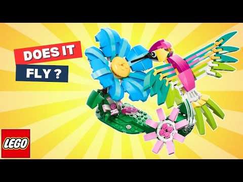 LEGO Creator Colorful Hummingbird 31384 | 3 in 1 Speed Build & Review