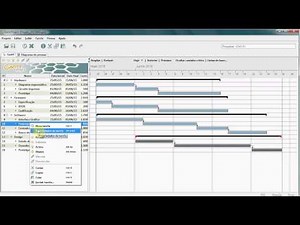 E5 - Controle de tempo e do cronograma no software Ganttproject