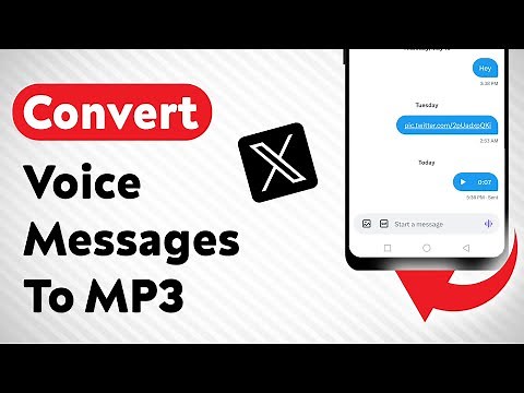 How Convert X (Twitter) Voice Messages to MP3 (Updated)