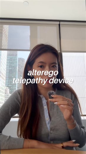 ZAUEY on Instagram: "telepathy with no implant required? 易 #siliconvalley #startups #tech #telepathy #mit #wearable #blackmirror #computerscienceengineering #hardware #mechanicalengineering #aitools @alterego_io"