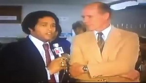 75K views · 1.5K reactions | January 21, 1979: Dallas Cowboys head coach Tom Landry is interviewed in the locker room by NBC's Bryant Gumbel after a 35-31 loss to the Pittsburgh Steelers in Super Bowl XIII. It was the last of five Super Bowls played at the Orange Bowl. Special thanks to Alex Carter for sending the clip. | Ghosts of the Orange Bowl | Facebook