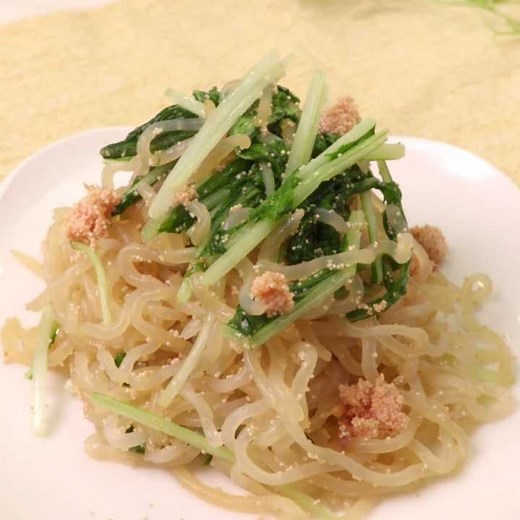 やみつきになる味！ 水菜としらたきのたらこ炒めのレシピ動画・作り方 | デリッシュキッチン