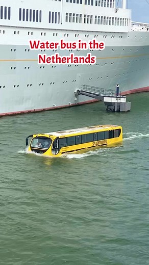 57K views · 594 reactions | It is called “Rotterdam Splash Bus” to be seen in Rotterdam here in the Netherlands. I’ve seen it for the very first when we visited the city. So amazing to see this floating bus! #splashbus #splash #splashingbus #waterbus #rotterdamsplashbus #highlightseveryone #highlights #everyone #followers #nonfollowers #viewers #fbreelsfypシ゚viral #FBFRIENDS | Beatriz van Winden-Guzman | Facebook