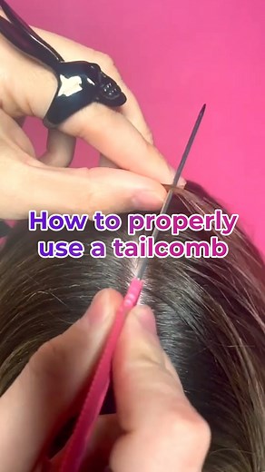Brad Mondo on Instagram: "How to properly use a tail comb to part your hair #hairtutorial #howto"