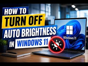 How to Turn Off Auto Brightness in Windows 11