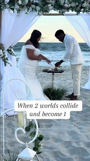 Beach Unity Sand Ceremony #Weddingplanning #weddingplanner #weddingideas #Sandceremony # Unit