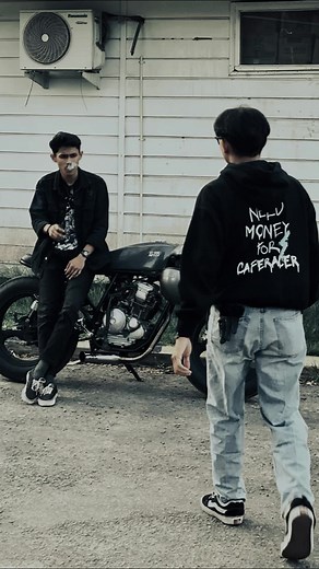 Customize Your Ride with CapCut: #911industry, #caferacer, #motorcustomindonesia