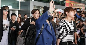 Fan Việt vây kín sân bay Tân Sơn Nhất chờ đón BTS, Mamamoo